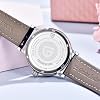 Quartz Women's Watches Luxury Leather Straps Waterproof Wrist Watch for Women, Ladies Wristwatch, Synthetic Sapphire, Auto Date, Moon Phase, Week Display