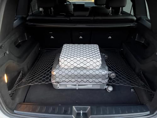 EACCESSORIES EA Rear Trunk Organizer Cargo Net for Mercedes-Benz GLB250 GLB35 AMG EQB 250 2020–2026– Floor Style Cargo Net for SUV–Premium Mesh Elastic Car Trunk Organizer–Compatible with GLB250 GLB35