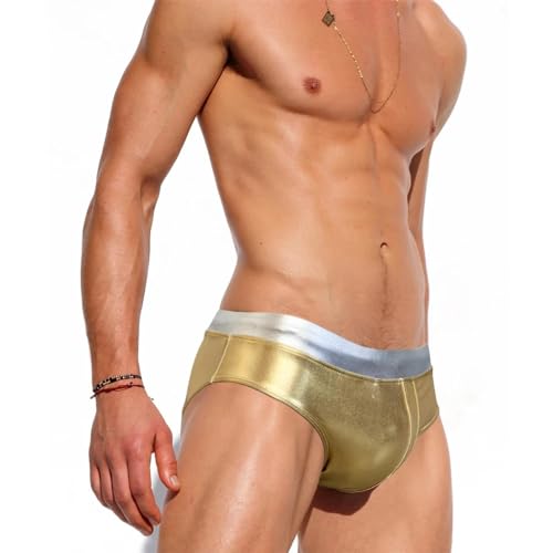 Traje de baño deportivo para playa y surf con diseño brillante de hombre 5