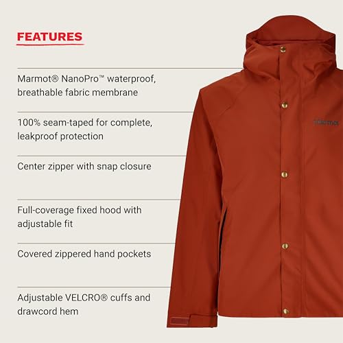 Image of MARMOT Men's Cascade Durable & Waterproof Rain Jacket