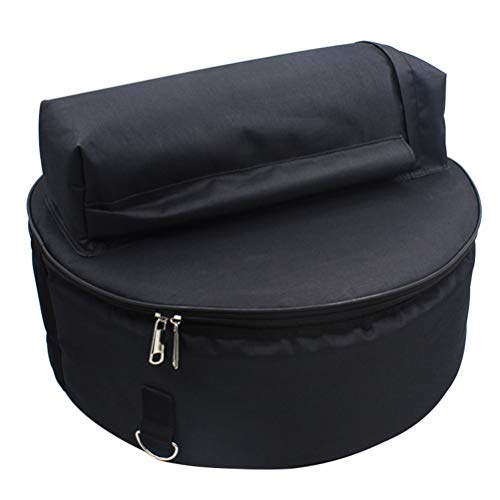 Vaguelly Snare Drum GigBag, Oxford Cloth Waterproof Snare Drum Bag Carryng Case with Outside Pockets Detachable Shoulder Straps, Protable Percussion Storage Accessory