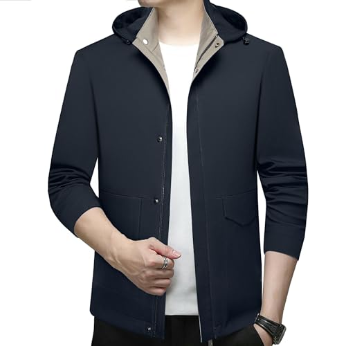 Chaqueta de primavera con capucha contra el viento cambiante de hombre 3