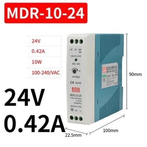 Alimentation à découpage MDR-20 compacte 12V à haut rendement énergétique - 6