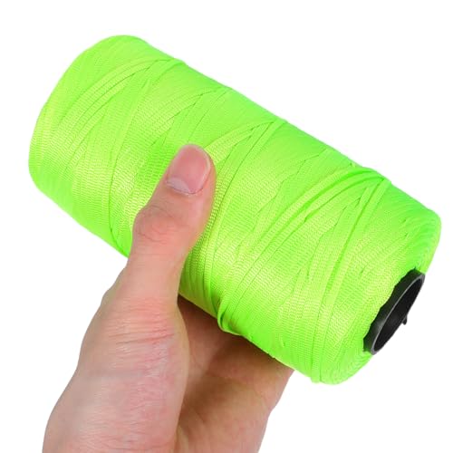 Cuerda trenzada LABRIMP para albañilería, cuerda verde trenzada para construcción y paisajismo, resistente al clima para marcación en exteriores miniatura 4
