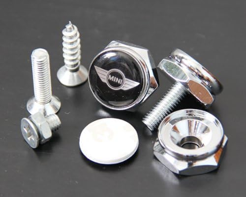 BMW Mini Cooper License Plate Frame Bolts Screws