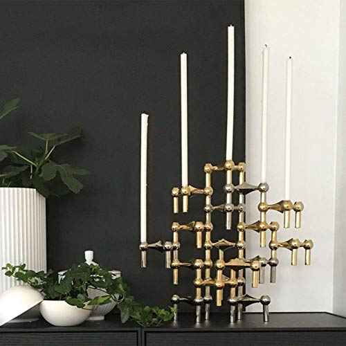 Stoff Nagel Gold Metal Candle Holder 6.5 X 10.2 Cm #TOP4