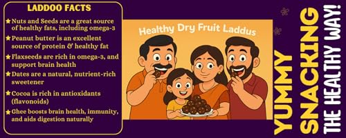 Image of TummyFriendly Dry Fruit Laddu. Healthy Dry Fruit Laddus with Dates - Sugar Free Snacks for Kids, Adults & Pregnant Women. Healthy snacks for kids. homemade dry fruit laddus. No Sugar. Dry Fruit Ladoo with Beetroot & Coconut (4X35g)