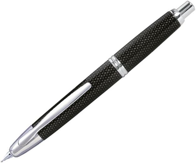 Namiki Vanishing Point Fountain Pen Carbonesque Broad