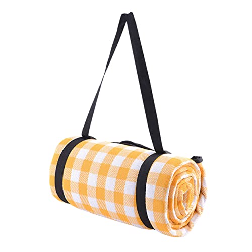 Tapete de playa grueso y ligero, manta de picnic portátil para uso al aire libre, ideal para camping, parques, festivales y actividades de playa, elegante cubierta para el suelo