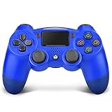 🎮 TEILEN SIE DEN SPASS AM SPIELEN: Der ps4 wireless controller besteht aus rutschfestem und schweißresistentem Material, das sich besser an die Struktur Ihrer Hand anpassen kann. Selbst wenn Sie Ps4 Spiele für eine lange Zeit spielen, werden Sie sich nicht müde fühlen. Verwenden Sie die Share-Taste, um den Spielspaß mit Freunden in sozialen Netzwerken zu teilen