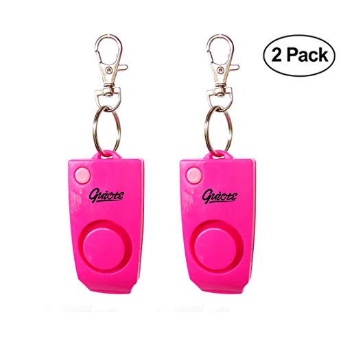 Personal Security Alarm [2 Pack] - 130dB Loud Emergency Alarm with Backup Whistle