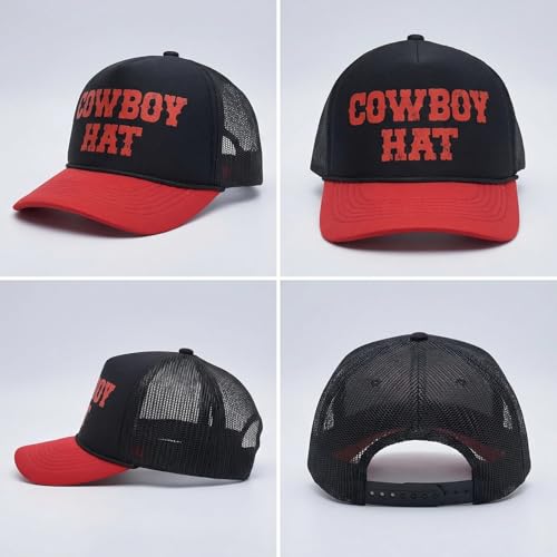 Image of Cowboy Hat Trucker Cap