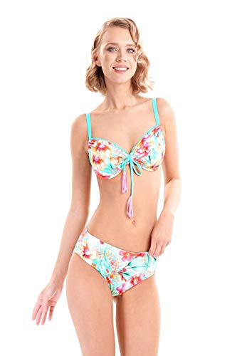 Bikini bonnet D avec armature pour un maintien parfait du galbe