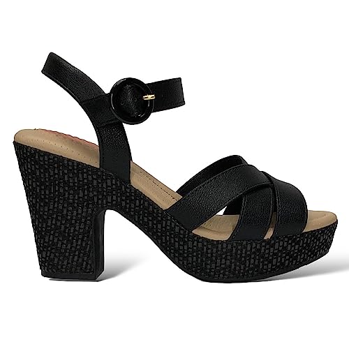 Sandlia Salto Grosso Modare Conforto Com Meia Pata Original - 7165.113 (38)