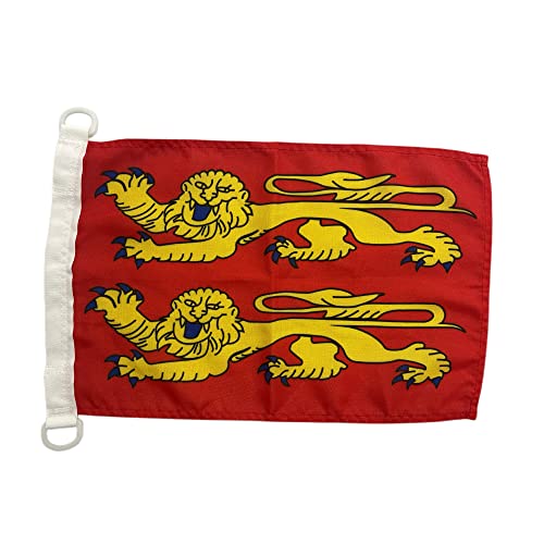 Stormflag Drapeaux Normandie 30x45cm Pavillon Normandie Polyester tissé plat 150g/m2 avec D Crochet