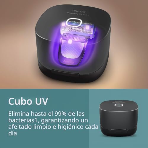 Afeitadora corporal íntima Philips Norelco 9000 100% resistente a la ducha para el gimnasio 6