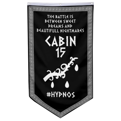 Yanbooch Cabin 15 Hypnos Banner Flag Man Cave Bed Room Home Office Party Decor 30x50 Inch (A)