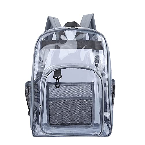 Clear PVC Backpack, Large Capacity, Transparent3