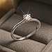 icedout Dainty Engagement Style Ring For Women 14K Gold Plated Minimalist Band Sparkling Ring Elegant Stacking Band 925 Sterling Silver Handmade Anniversary Customized Jewelry Birthday Gift Ring