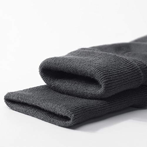 MEIYIN Luvas masculinas de inverno de camurça sintética com tela sensível ao toque, luvas refletivas