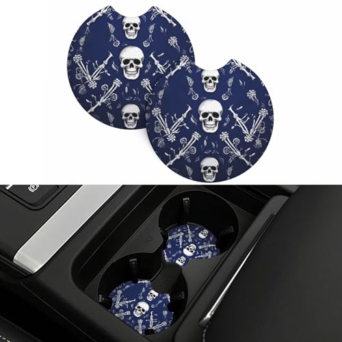 Portavasos para auto universales de neopreno negro miniatura 5