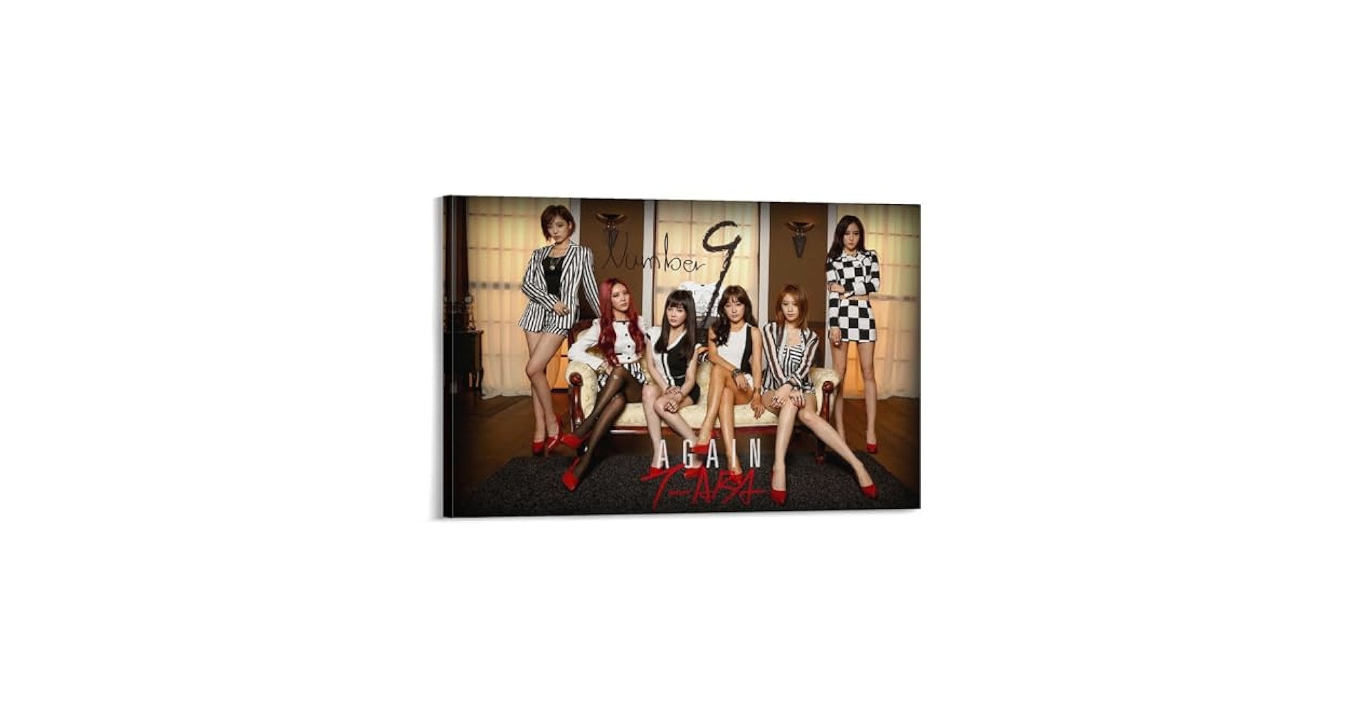 Amazon.co.jp: K-pop T-ARA ティアラのポスター Again Number 9