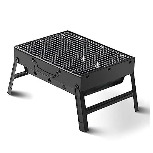 Grande 44 cm Portatile Pieghevole Barbecue Grill Carbonizzato Leggero Strumenti Outdoor Grigliata Campeggio Escursionismo Picnic Tailgating Backpacking Party