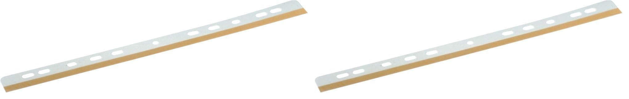 Filefix striscia adesiva foratura universale per documenti non forati A4 25x295 mm trasparente confezione 100 pezzi
