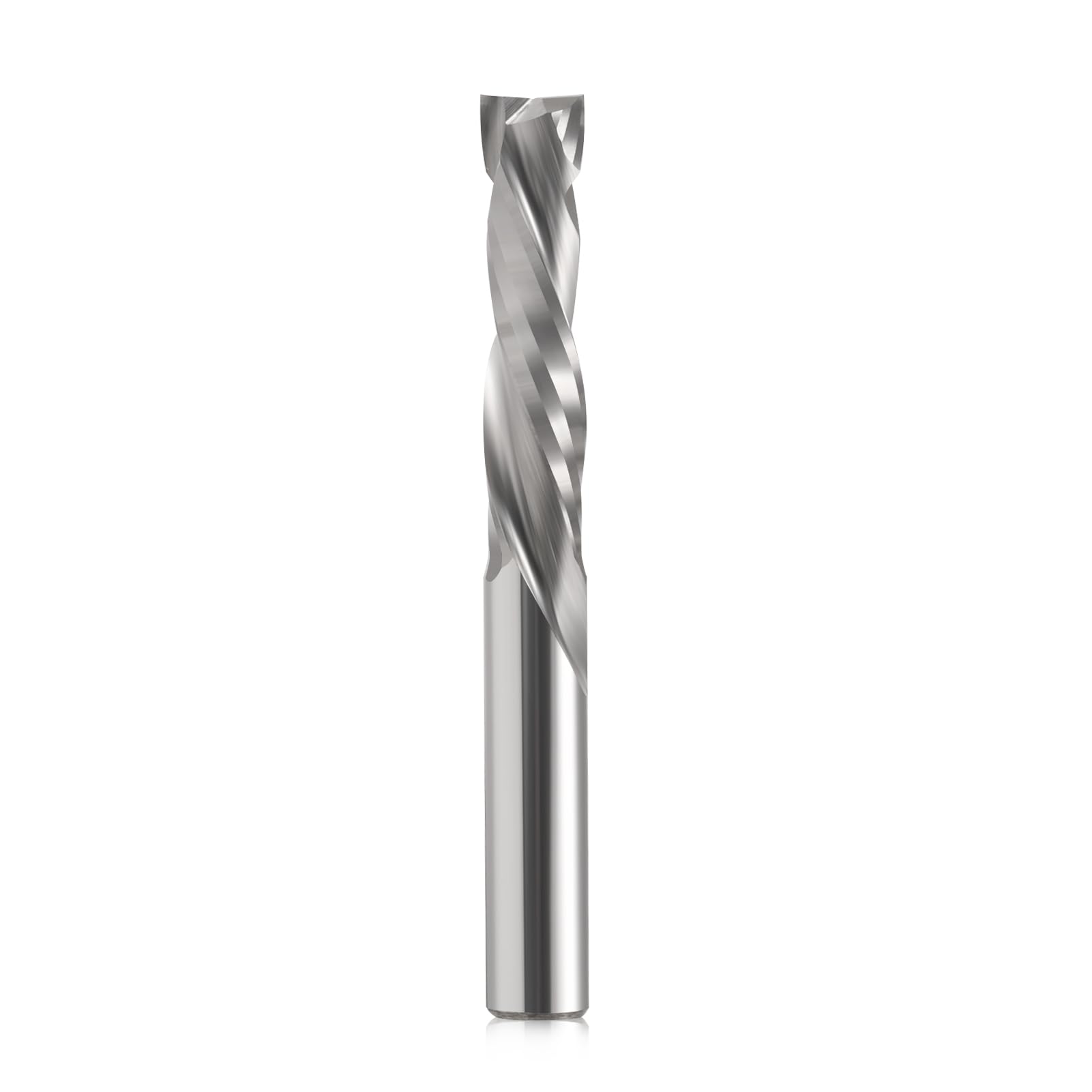 EU_HOZLY Fresa en espiral de compresión de 8 mm de diámetro de corte, vástago de 8 mm, longitud de corte de 35 mm, fresadora CNC para tallado en madera, grabado, 1 unidad