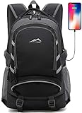 ProEtrade Backpack Daypack for School College Laptop Travel, Computer Bookbag Bag with USB Charging...