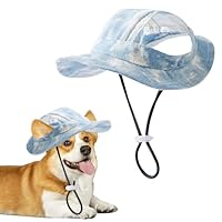 Cappello Da Sole Per Cani Piccoli - Berretto Regolabile, Taglia S Blu - Foto 4