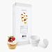 White Fluted Baking Paper Cup - Mini Cupcake Cup Liners - 1000 pc