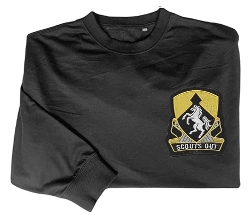153rd cavalry regiment embroidered shirt Black2
