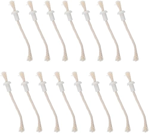 EXCEART Mechas de linterna de aceite, 1 juego de mechas de alcohol, mechas de repuesto, linternas de algodón, lámpara de mecha, quemador de mecha,