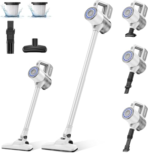 VersLife Aspirateur Balai sans Fil S6PRO, Aspirateur sans Fil Puissant 30Kpa avec 30 Min...