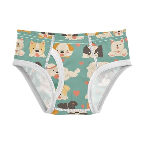 KLL Cute Dogs Toddler Boy Soft Training Underwear Breathable Children Panties