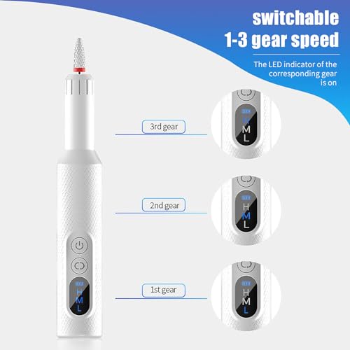 Kit portátil de taladro eléctrico para uñas miniatura 3