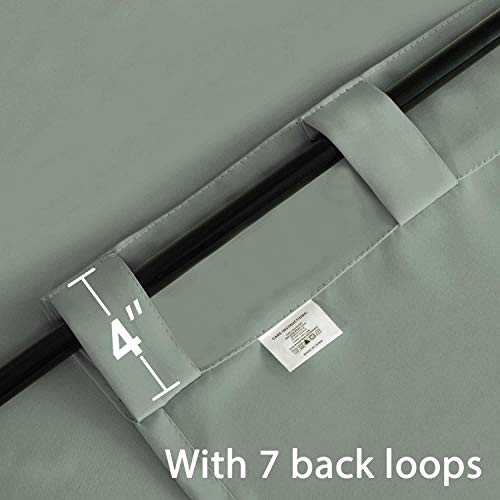 image for Turquoize Window Treatments Drapes Room Darkening Curtain Panels Back 