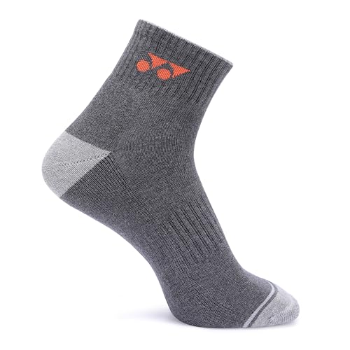 Image of YONEX Quarter Length Performance Sports Socks (Badminton, Running, Gym & Indoor Training), Pack of 3