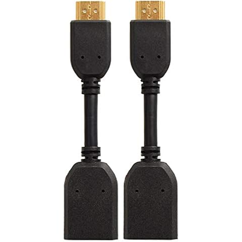 OUOU HDMI 360° Swivel 4" Extender Adapter Supports 4K & 3D for Google Chrome Cast, Fire TV Stick, Roku stick Connection to TV Cover