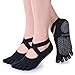 Yoga Socks for Women with Grips, Non-Slip Five Toe Socks for Pilates, Barre