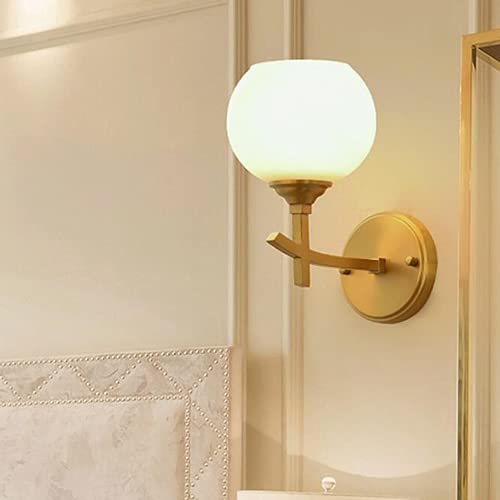 Applique murale moderne simplicité avec globe en verre de taille B