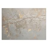 Feeby - 3d Tapete - 400x280cm - Fototapete Schlafzimmer - Blätter Äste Natur - Deko Wohnzimmer - Wallpaper - Wand Deko - Wandtapete - Wandbild XXL - Tapete - Wanddeko - Vliestapete - Wandbilder