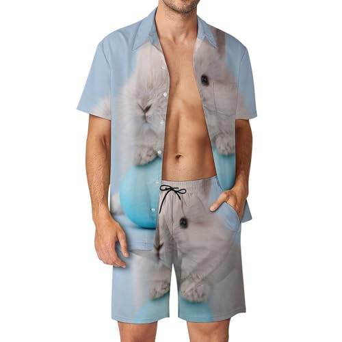 Ensemble plage hommes Hamster style hawaïen pour vacances au soleil