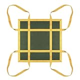 Canvas Cargo Lifting Pad Net - 2645lbs Load Capacity, Reinforced Handles(100x100cm)