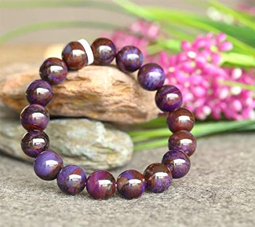 Sugilite bracelet en perles 11.2mm extensible pour l'harmonie intérieure