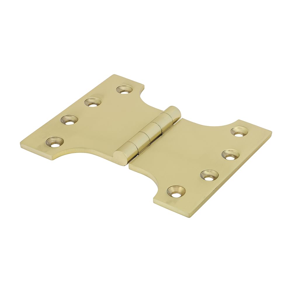 Timco Gold - Parliament Hinges - Solid Brass - Polished Brass (Size 102 X 125-2 Pieces)