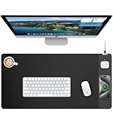 TopMade Mouse Pad with 15W Wireless Charging, Gaming Mousepad Home Office Large Desk Pad with Ult...