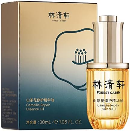 Forest Cabin Camellia Repair Essence Oil for Face, Anti Aging Serum, Promote Cell Autophagy Serum for Fine Lines and Wrinkles, 30ml
