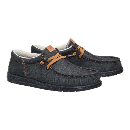 Image of HEYDUDE Wally Funk Denim Black Size 10